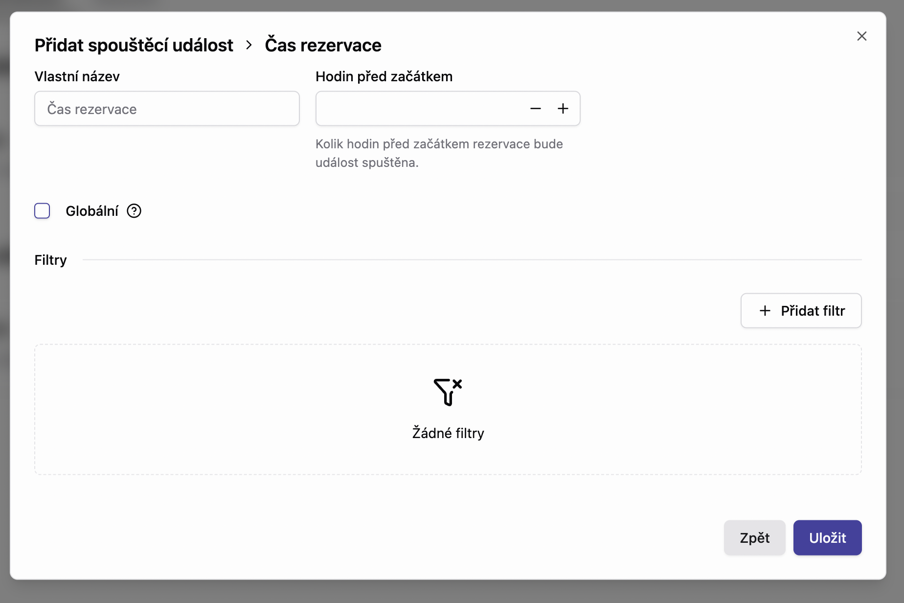 Scénář - spouštěcí události