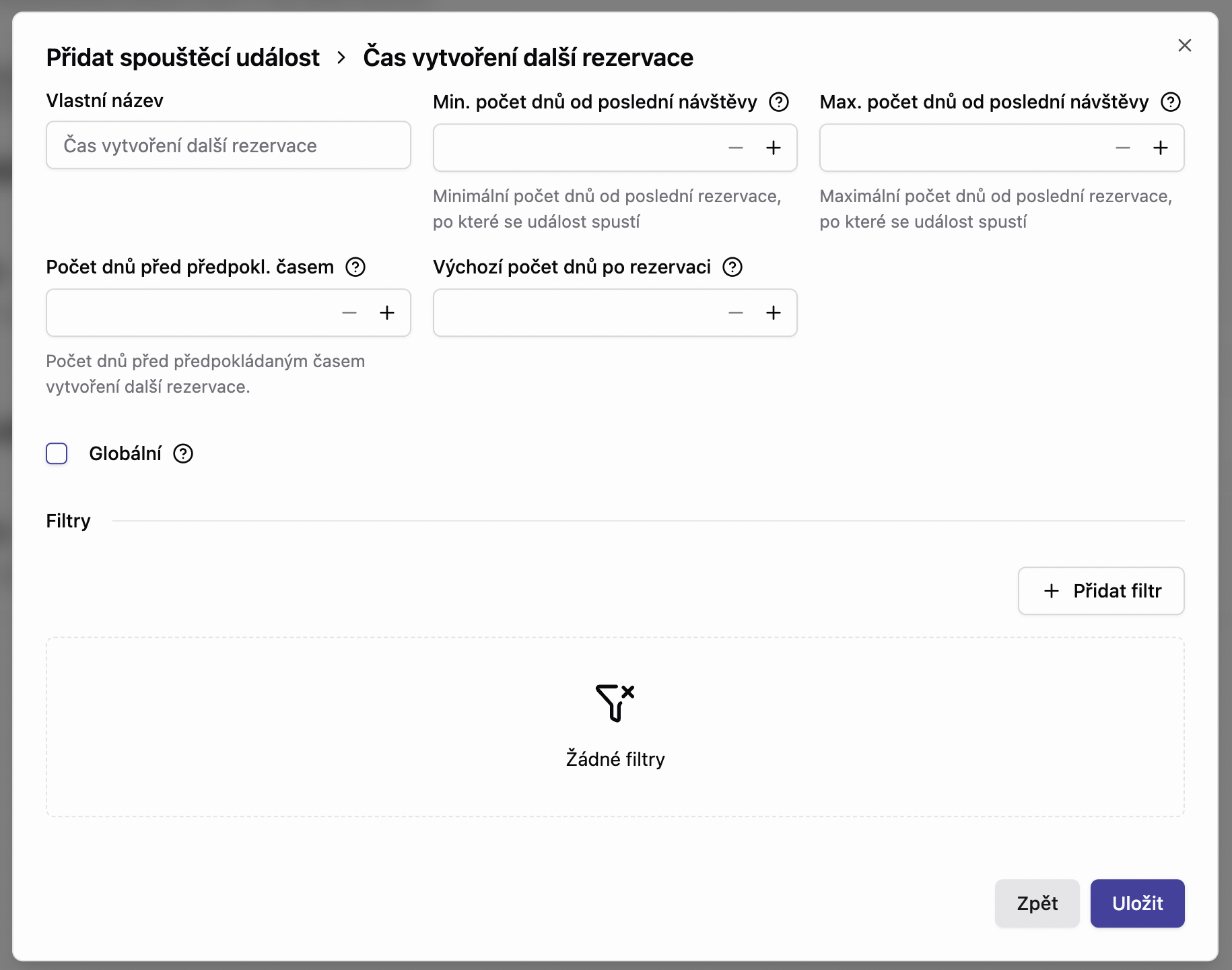Scénář - spouštěcí události