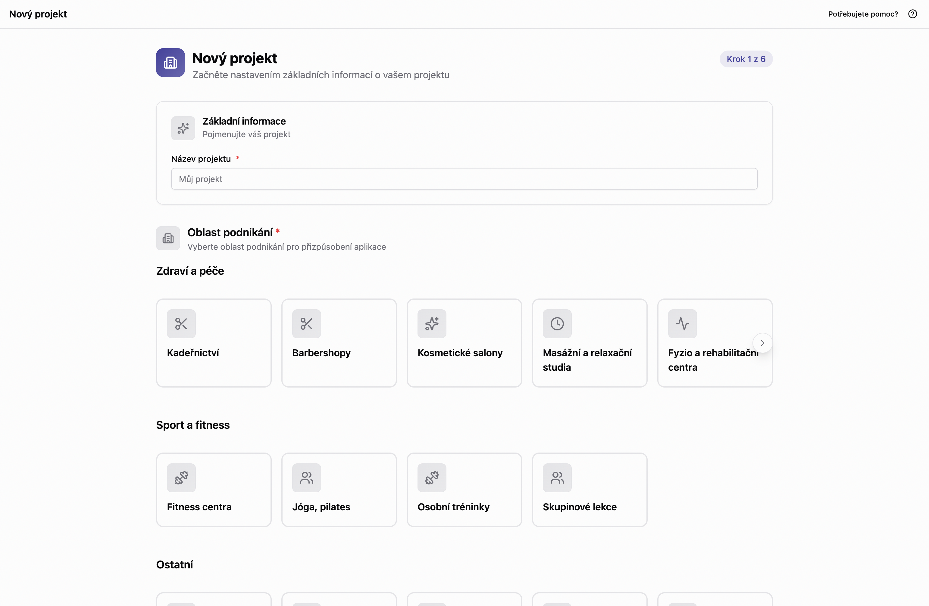 Informace o projektu