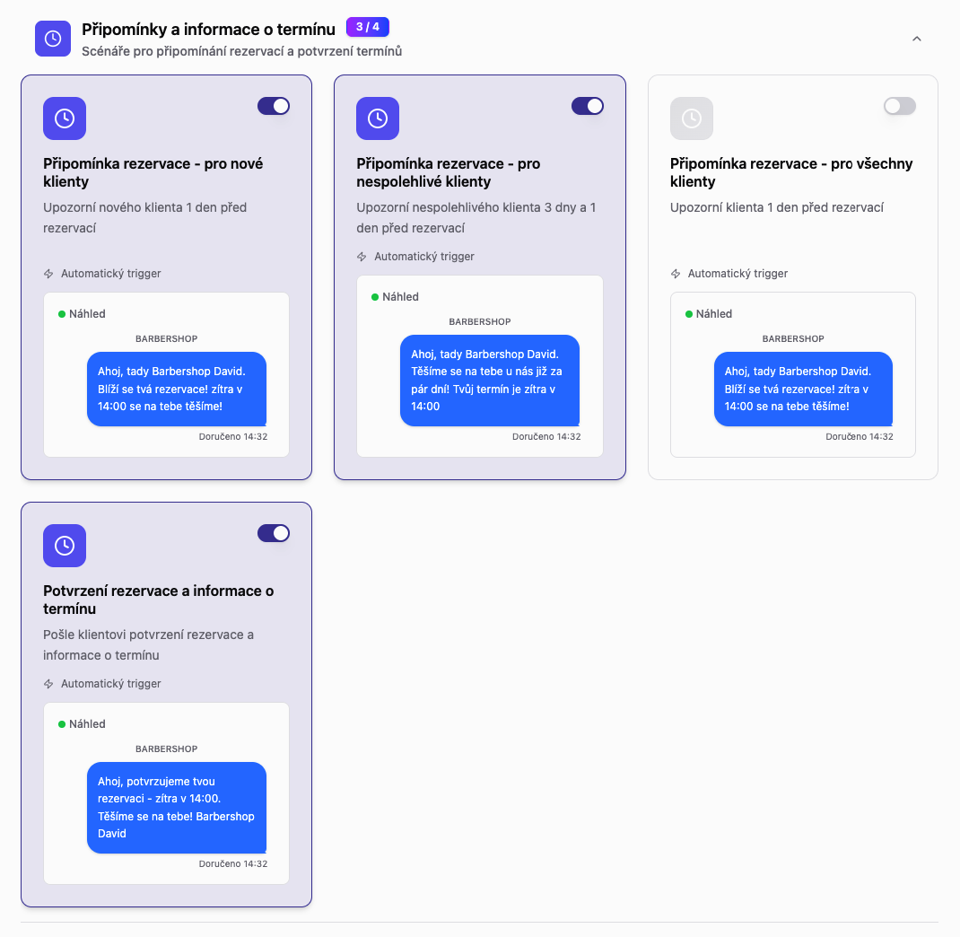 Připomínky a informace o termínu