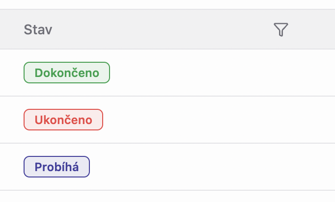 Úlohy - stavy